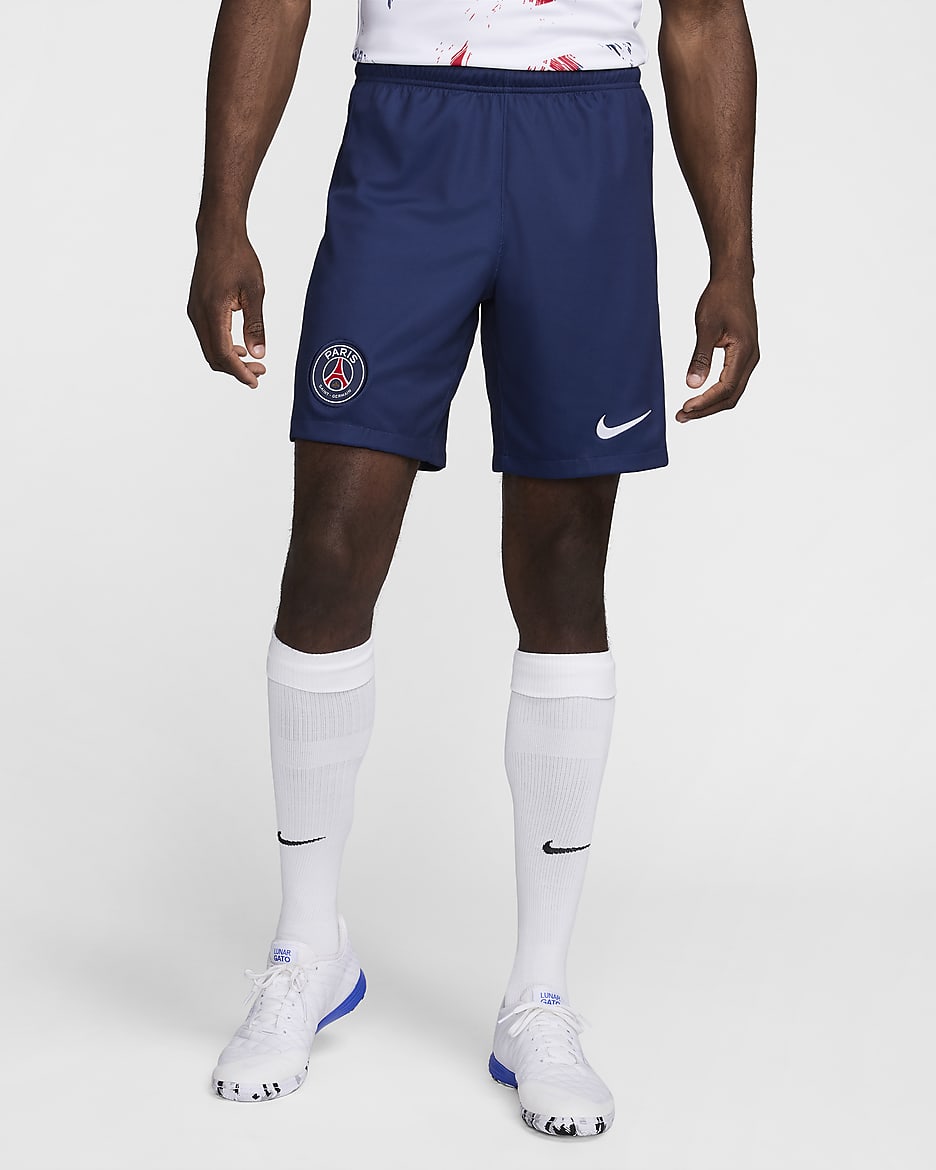 パリ サンジェルマン (PSG) 2024/25 スタジアム ホーム メンズ ナイキ Dri-FIT サッカー レプリカ ショートパンツ